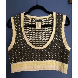 🔥CROpped SWEAter vest